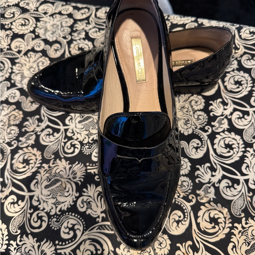 Louise et Cie black Loafers.  Size 8
